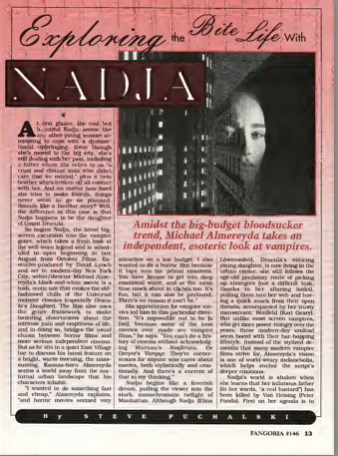 Fangoria article 1995